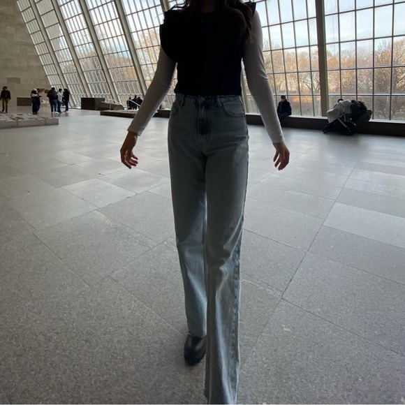 Zara Wide Leg Jeans - Picture 6 of 6